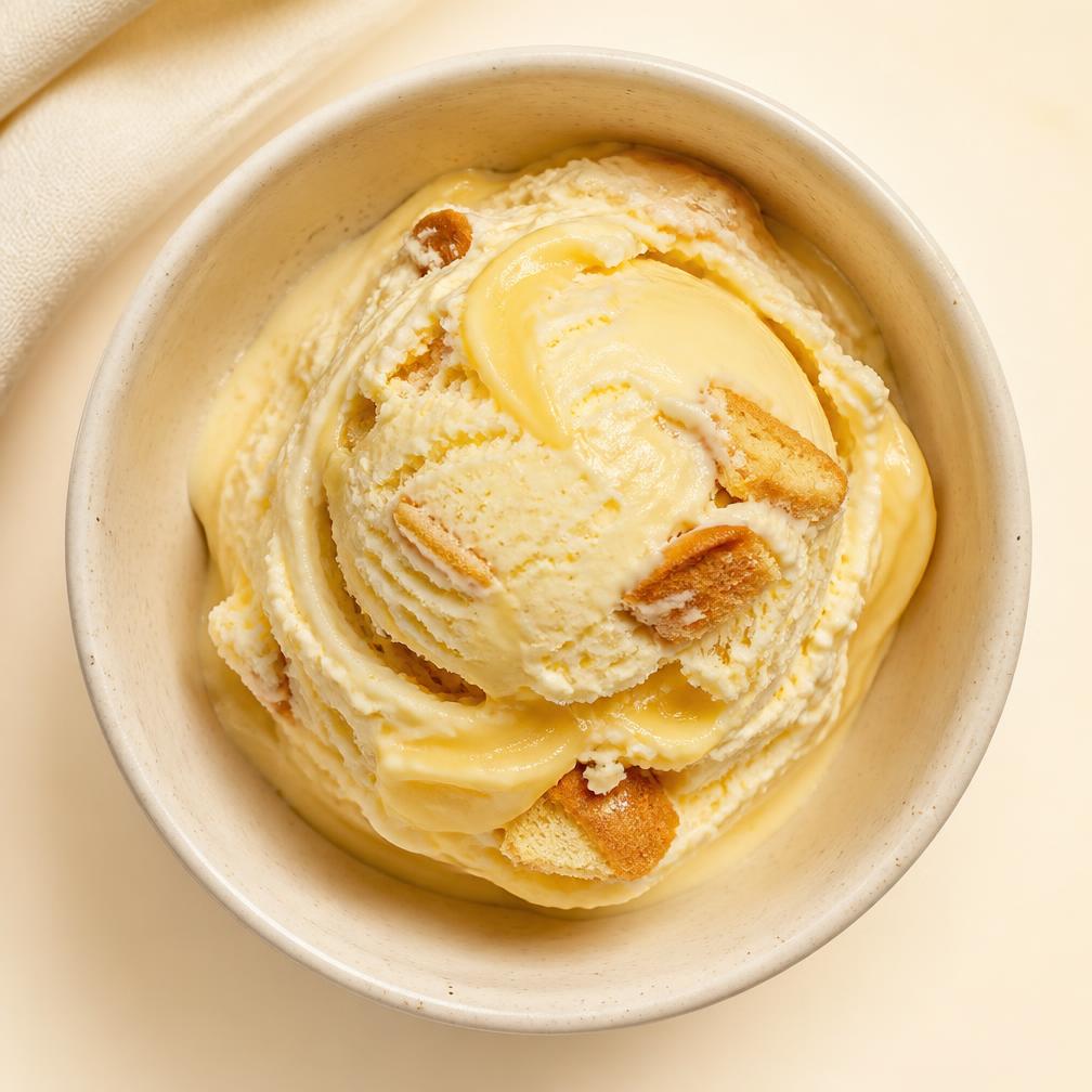 Scoop of Sweet Republic Banana Pudding ice cream